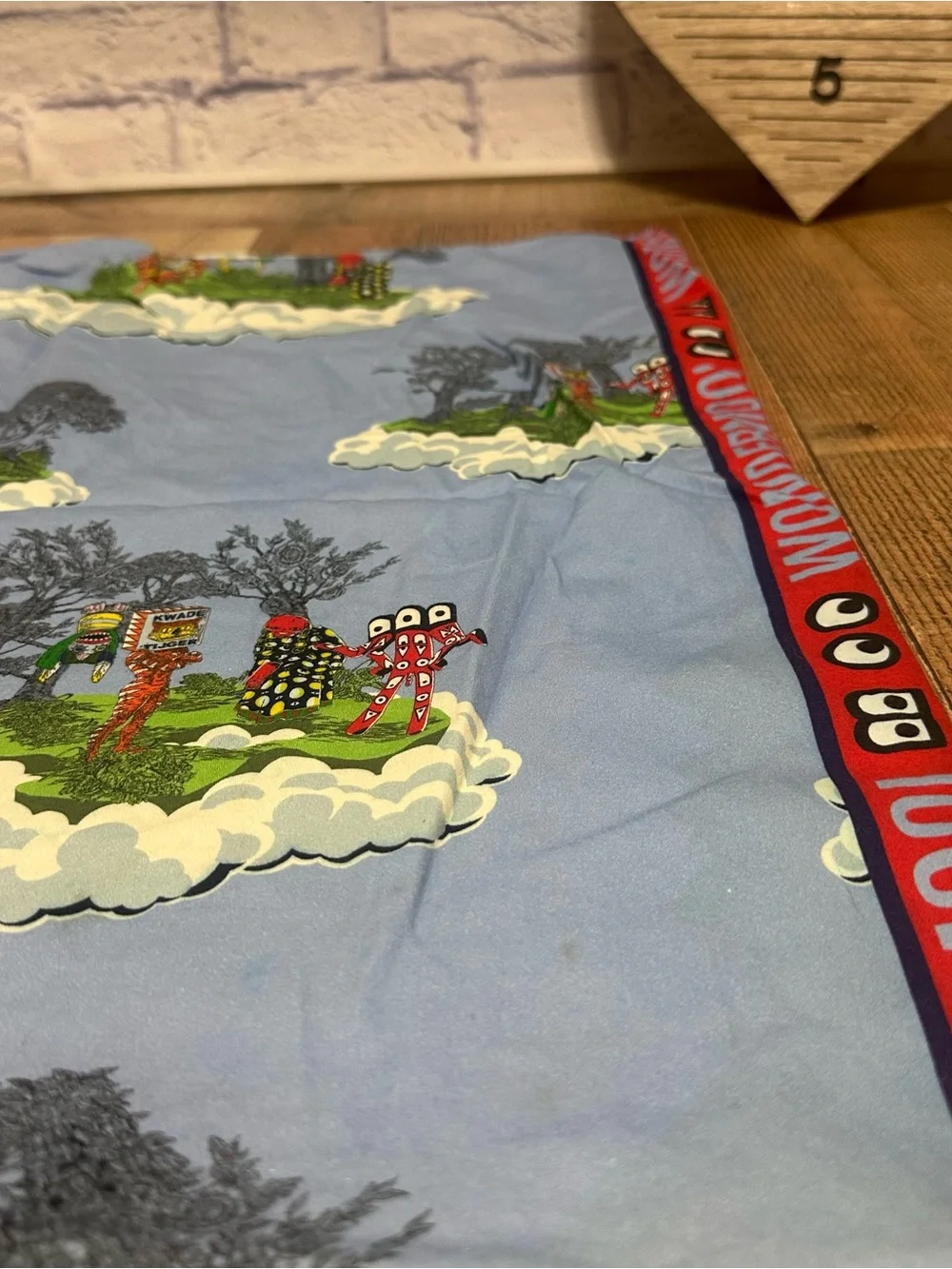 IKEA x Walter Van Beirendonck Glodande Limited Blue Wondermooi Pillow Case